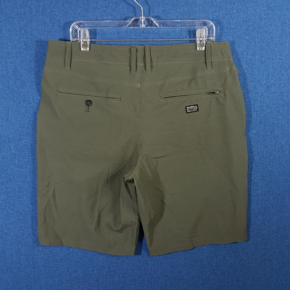 O'Neill Shorts Mens 34 x 10 Southport Hybrid Green Outdoor Stretch NEW
